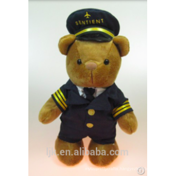 customized plush toys custom stuffed animals pilot teddy bear
